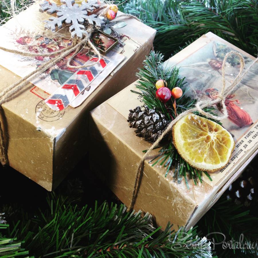 Новогодние подарочные коробки из картона | коробка для сладкого подарка | упаковка новогодняя|